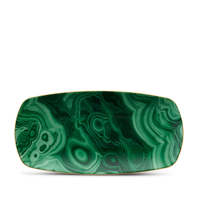 Malachite Rectangular Tray