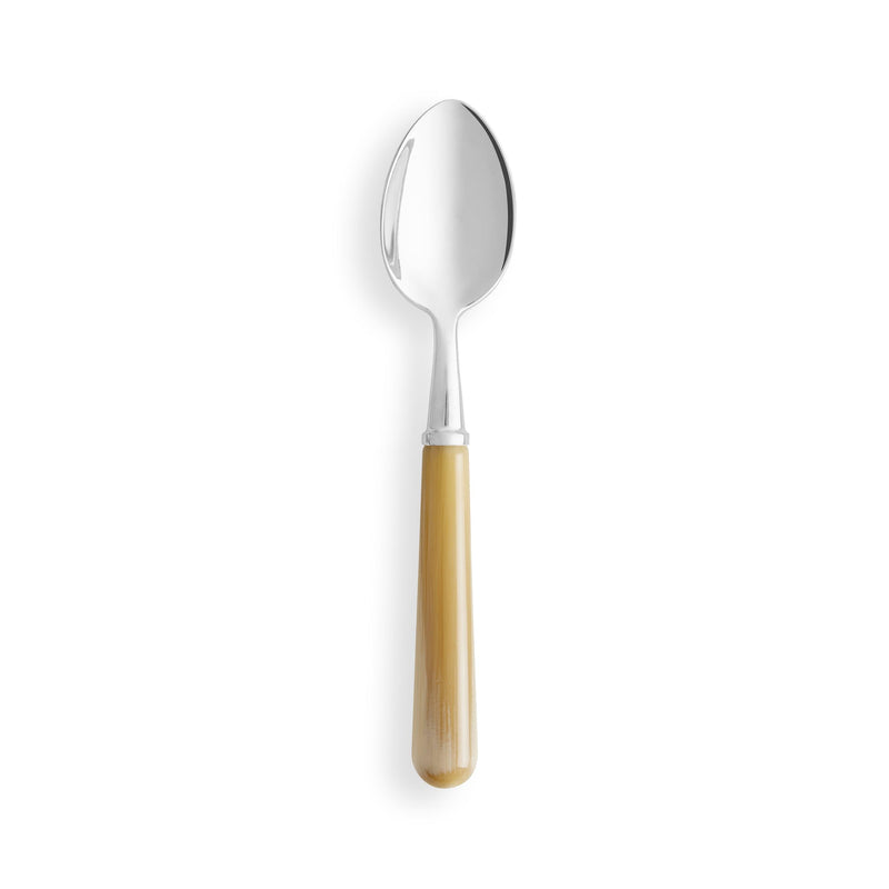 Basic Light Horn Dessert Spoon - L'OBJET