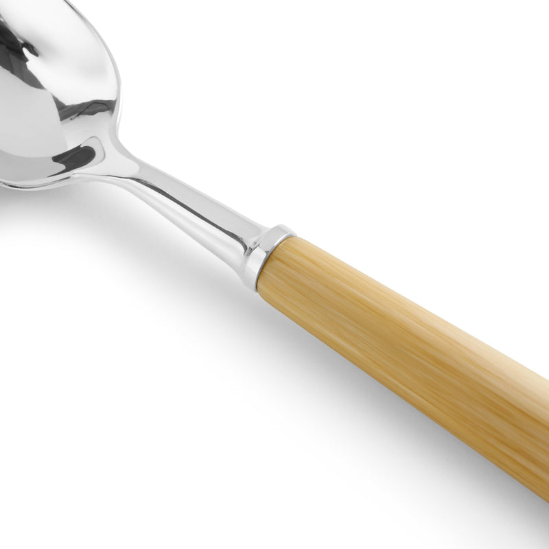 Basic Light Horn Dessert Spoon - L'OBJET