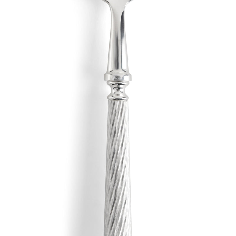 Cable Silver Dessert Spoon - L'OBJET