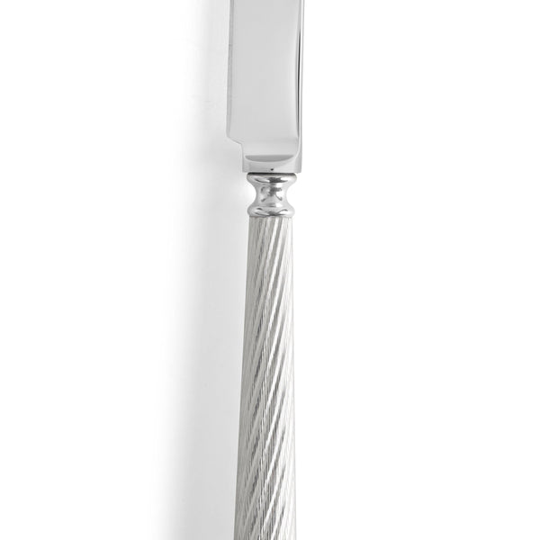 Cable Silver Dinner Knife - L'OBJET