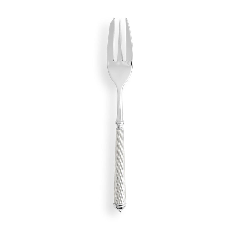 Cable Silver Serving Fork - L'OBJET