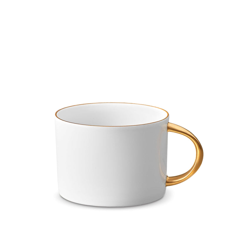 Gold Corde Tea Cup + Saucer - L'OBJET