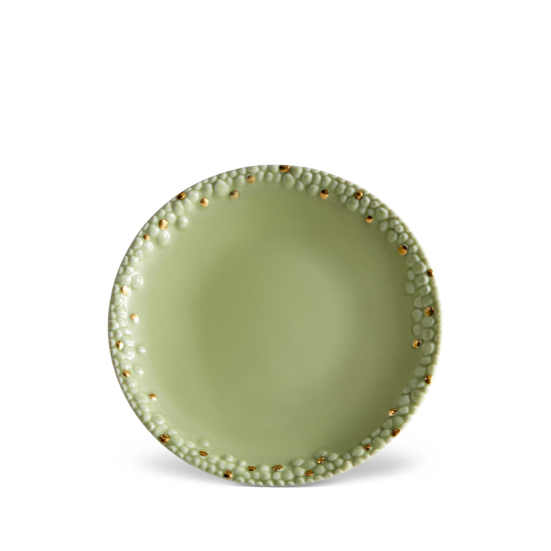 Haas Mojave Bread + Butter Plate - Matcha + Gold - L'OBJET