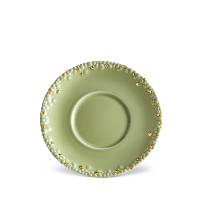 Haas Mojave Saucer - Matcha + Gold - L'OBJET