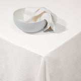 Linen Sateen Tablecloth - Ecru