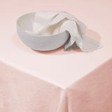 Linen Sateen Tablecloth - Pink