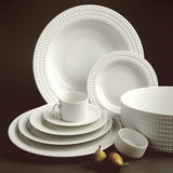 Perlée Dinnerware Set - White