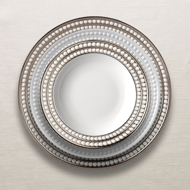 Perlée Dinnerware Set - Platinum