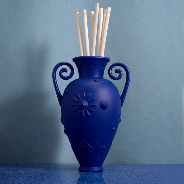 Pantheon Orpheus Amphora + Veti-Vert Diffuser Set (Blue)