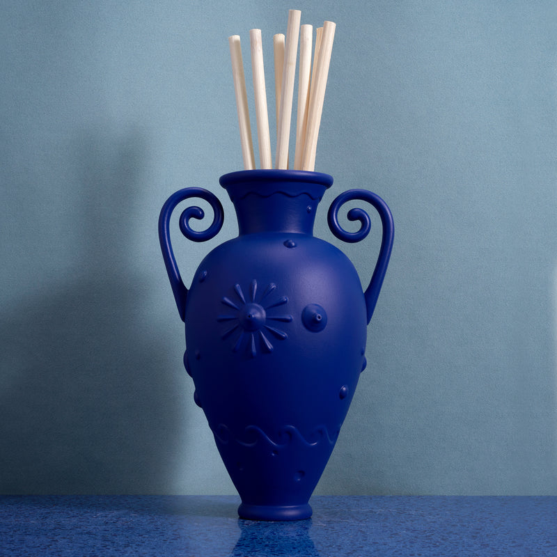 Pantheon Orpheus Amphora + Veti-Vert Diffuser Set (Blue)