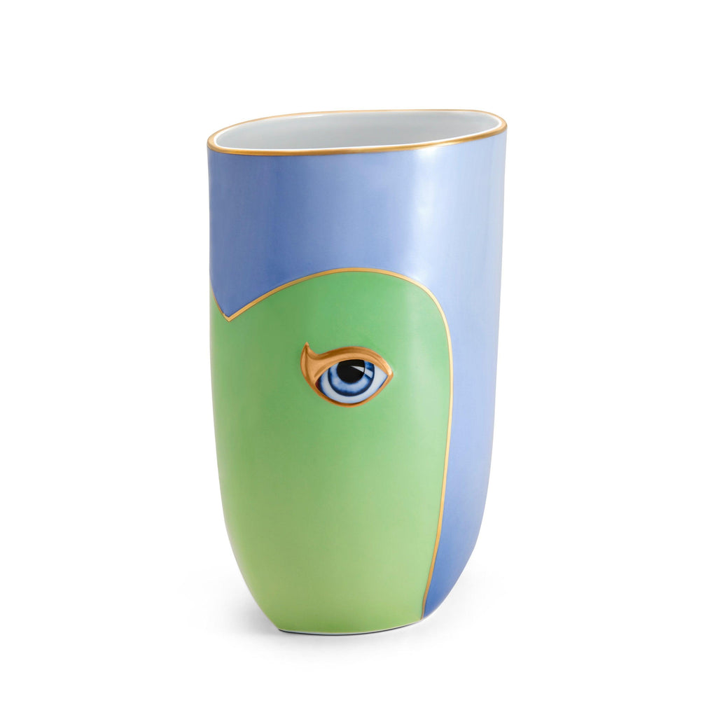 Damier Large Vase in Multicoloured - L Objet