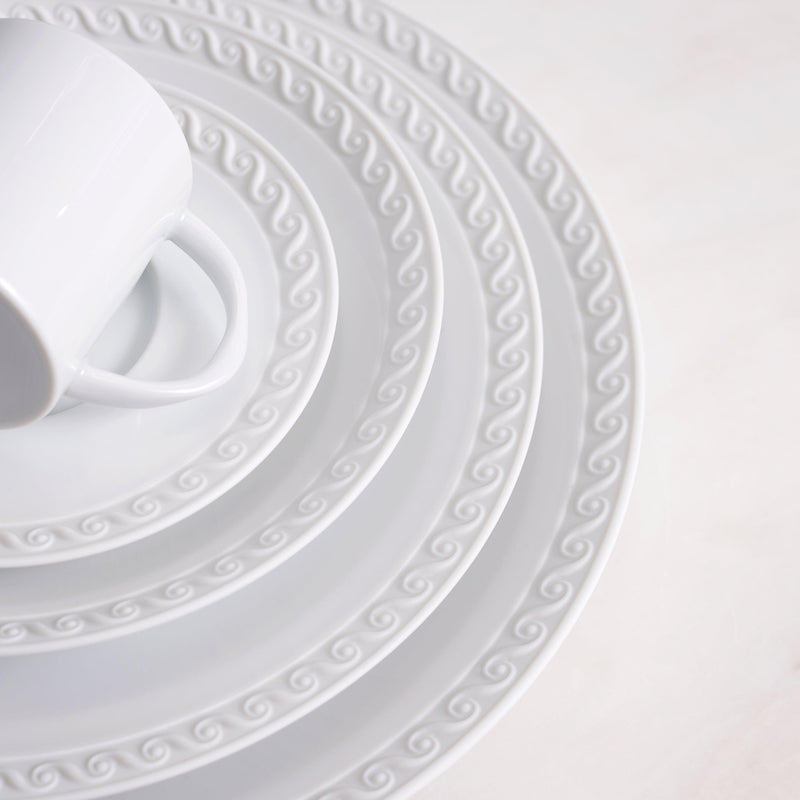 Neptune Bread + Butter Plate - White - L'OBJET