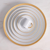 Neptune Soup Plate - Gold - L'OBJET