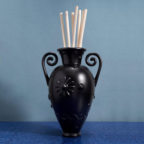 Pantheon Orpheus Amphora + Veti-Vert Diffuser Set (Black) - L'OBJET