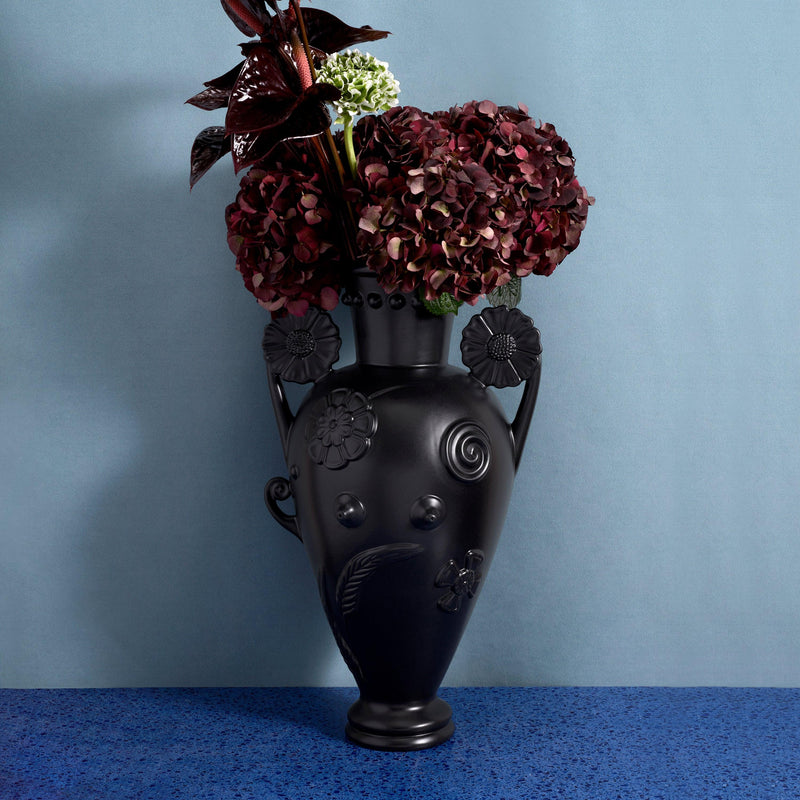 Pantheon Persephone Vase - Black - L'OBJET