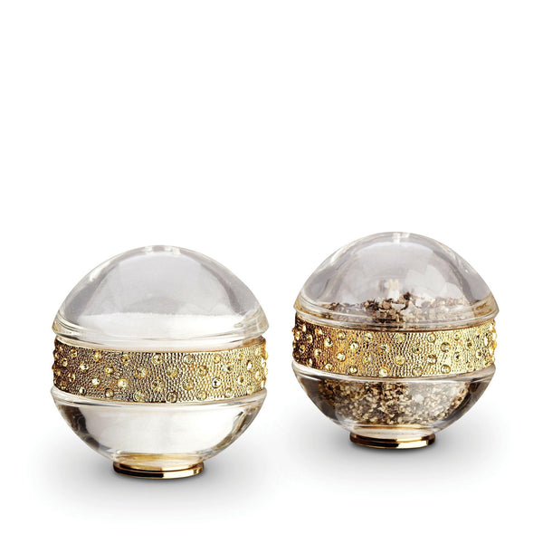 GLAMOROUS French THL CRYSTAL Knob & BLING Label-Free SUGAR Bowl & SALT / PEPPER online