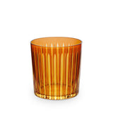 Prism Double Old Fashioned Glasses - Amber (Set of 4) - L'OBJET