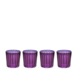 Prism Double Old Fashioned Glasses - Purple(Set of 4) - L'OBJET