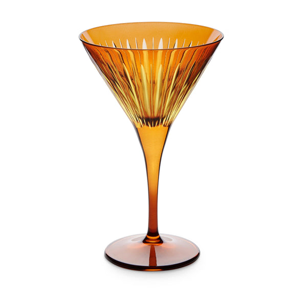 Prism Martini Glasses - Amber (Set of 4) - L'OBJET