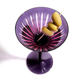 Prism Martini Glasses - Purple (Set of 4) - L'OBJET