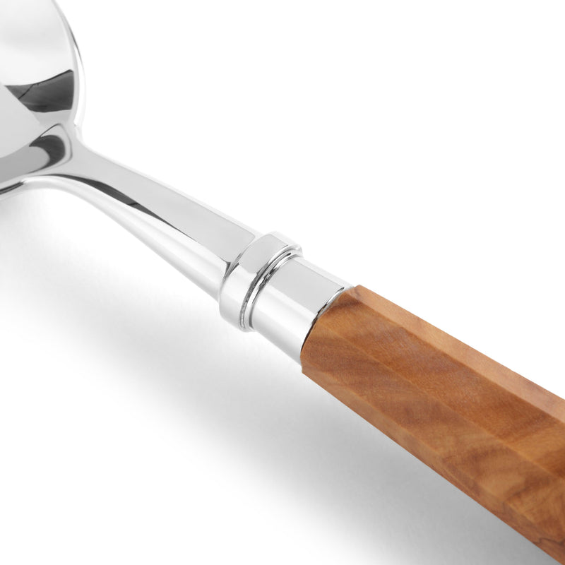 Ravel Olivewood Dessert Spoon - L'OBJET