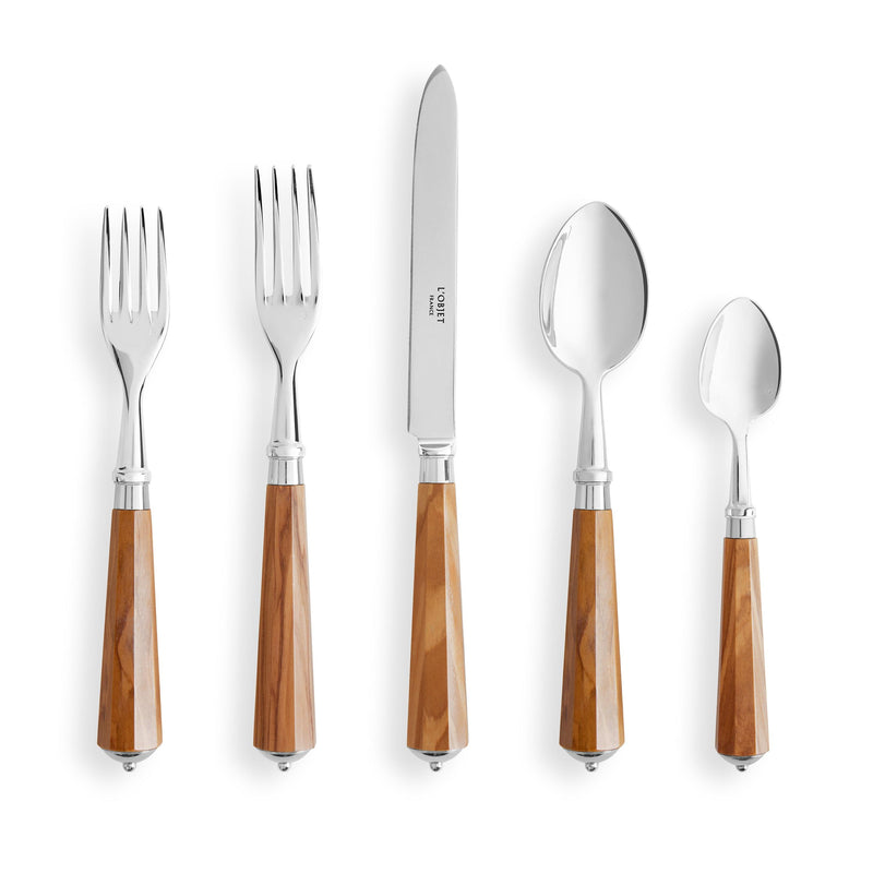 Ravel Olivewood Five Piece Setting - L'OBJET