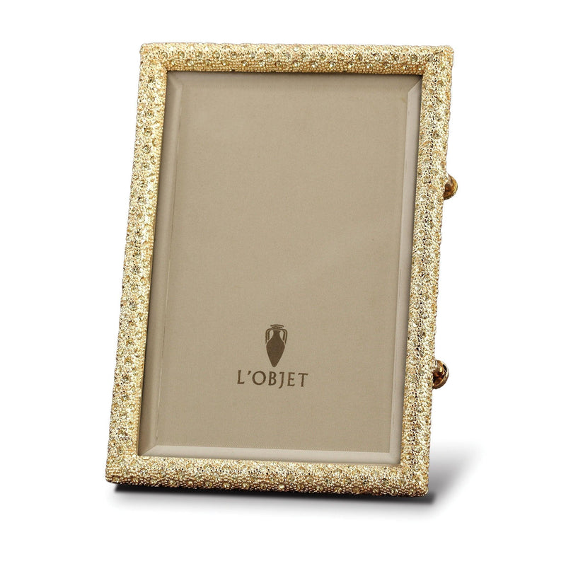 Rectangular Pave Frame - Gold - L'OBJET