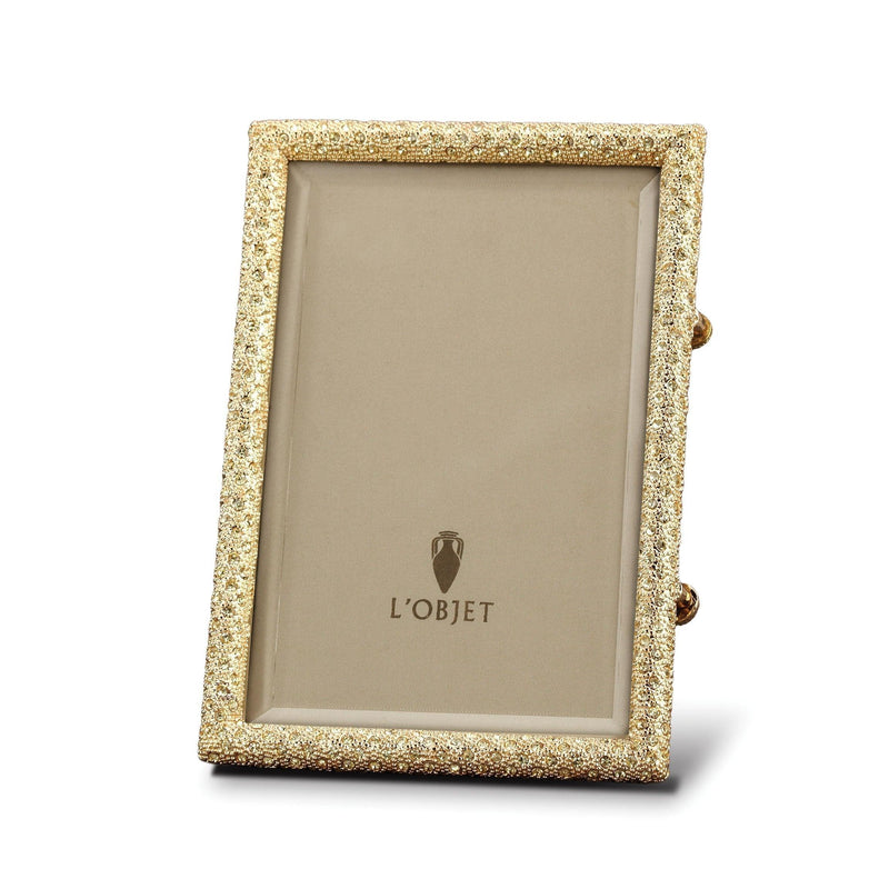 Rectangular Pave Frame - Gold - L'OBJET