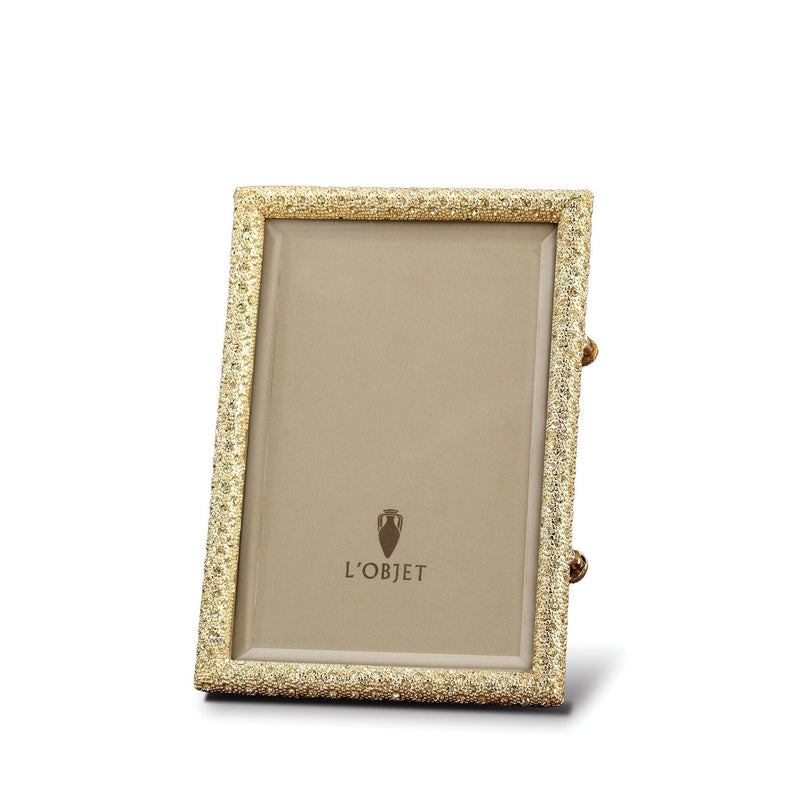 Rectangular Pave Frame - Gold - L'OBJET