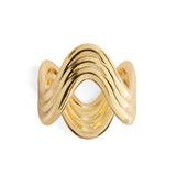 Ripple Napkin Rings (Set of 4) - Gold - L'OBJET