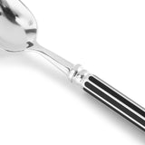 Royal Black Dessert Spoon - L'OBJET