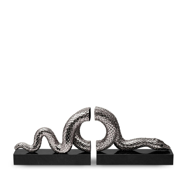 Snake Bookend Set (2 Piece Set) - L'OBJET