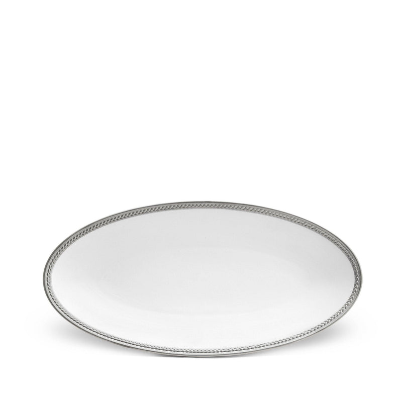 Soie Tressée Oval Platter - Small - L'OBJET