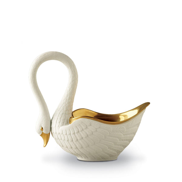 Swan Bowl - Medium - White - L'OBJET