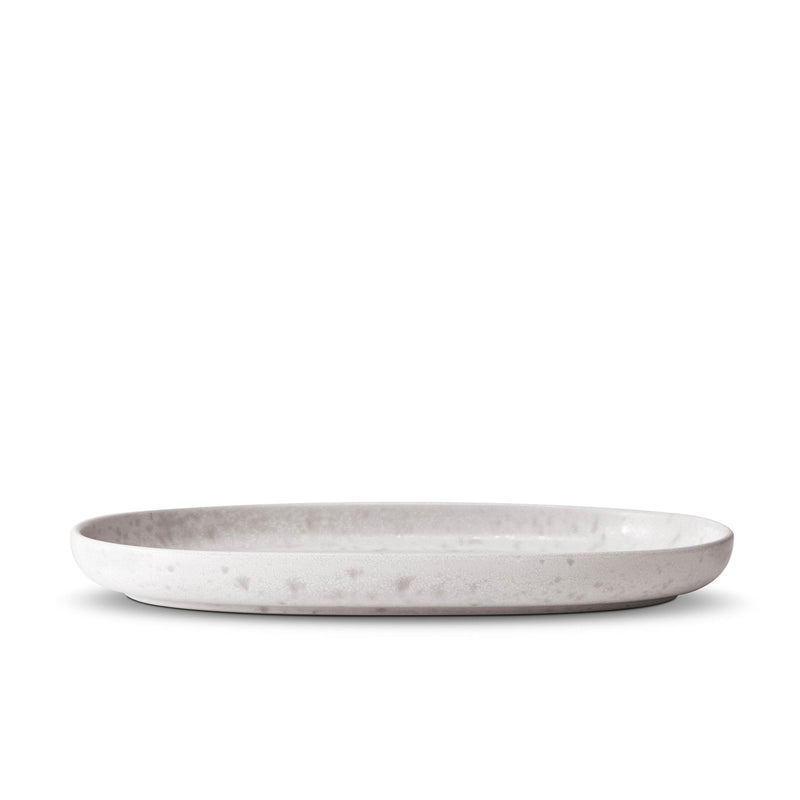 Terra Oval Platter - Stone - L'OBJET