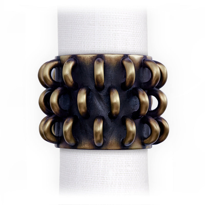 Tulum Rings Napkin Jewels (Set of 4) - L'OBJET